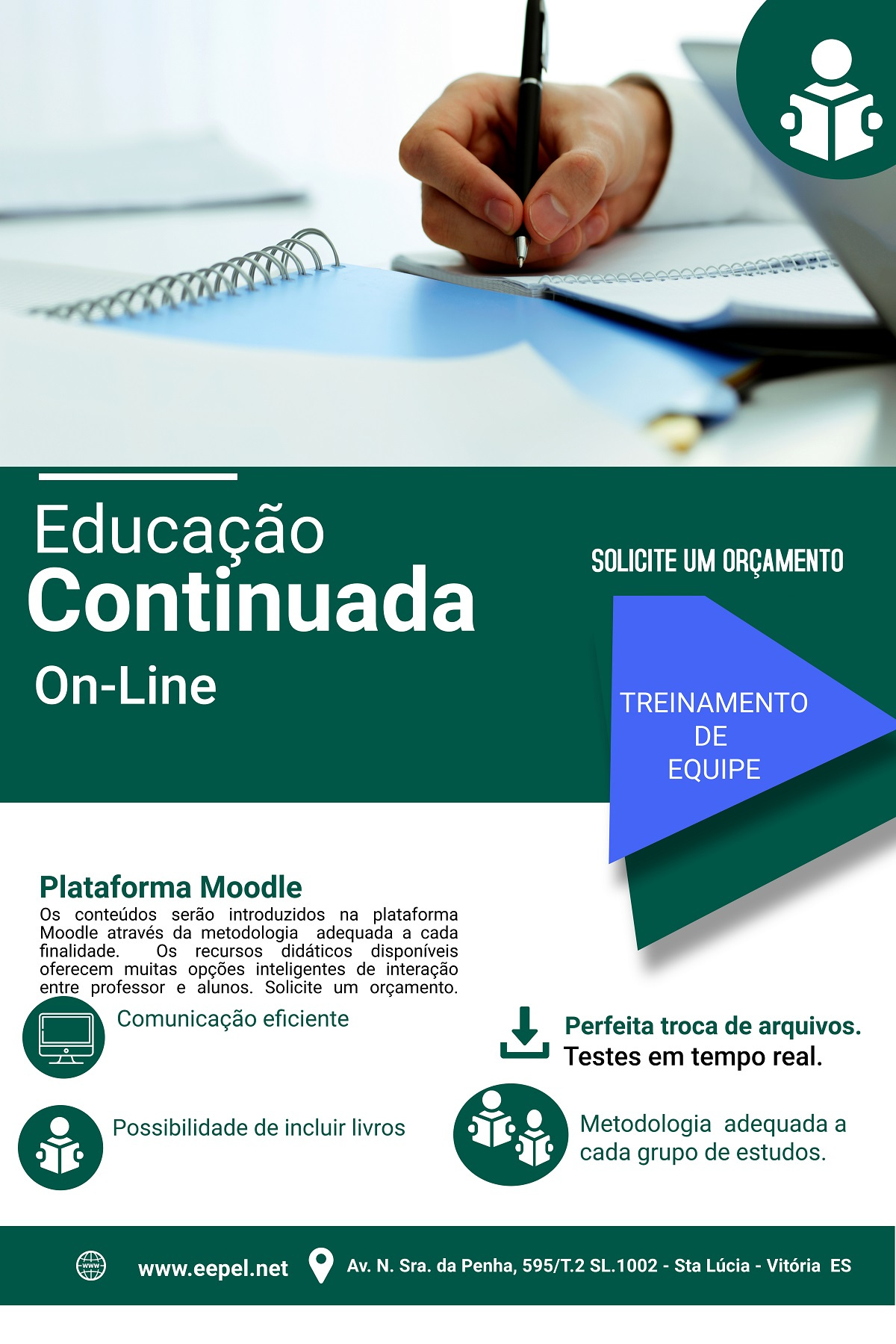 Plataforma Moodle: o jeito certo de fazer o treinamento de equipe.  Contrate uma consultoria conosco.